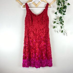 THEIA | Petal Flower Ombre Dress